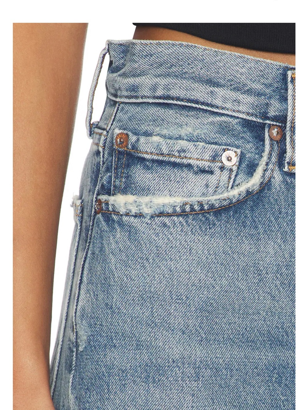 Agolde Arc Criss Cross Jeans in Conclusion - Picture 6 of 11